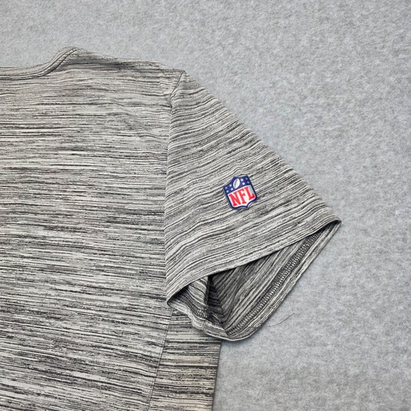 Nike Las Vegas Raiders NFL Dri-FIT Athletic Cut T-Shirt Men's XXL Heathered Gray - Picture 8 of 14